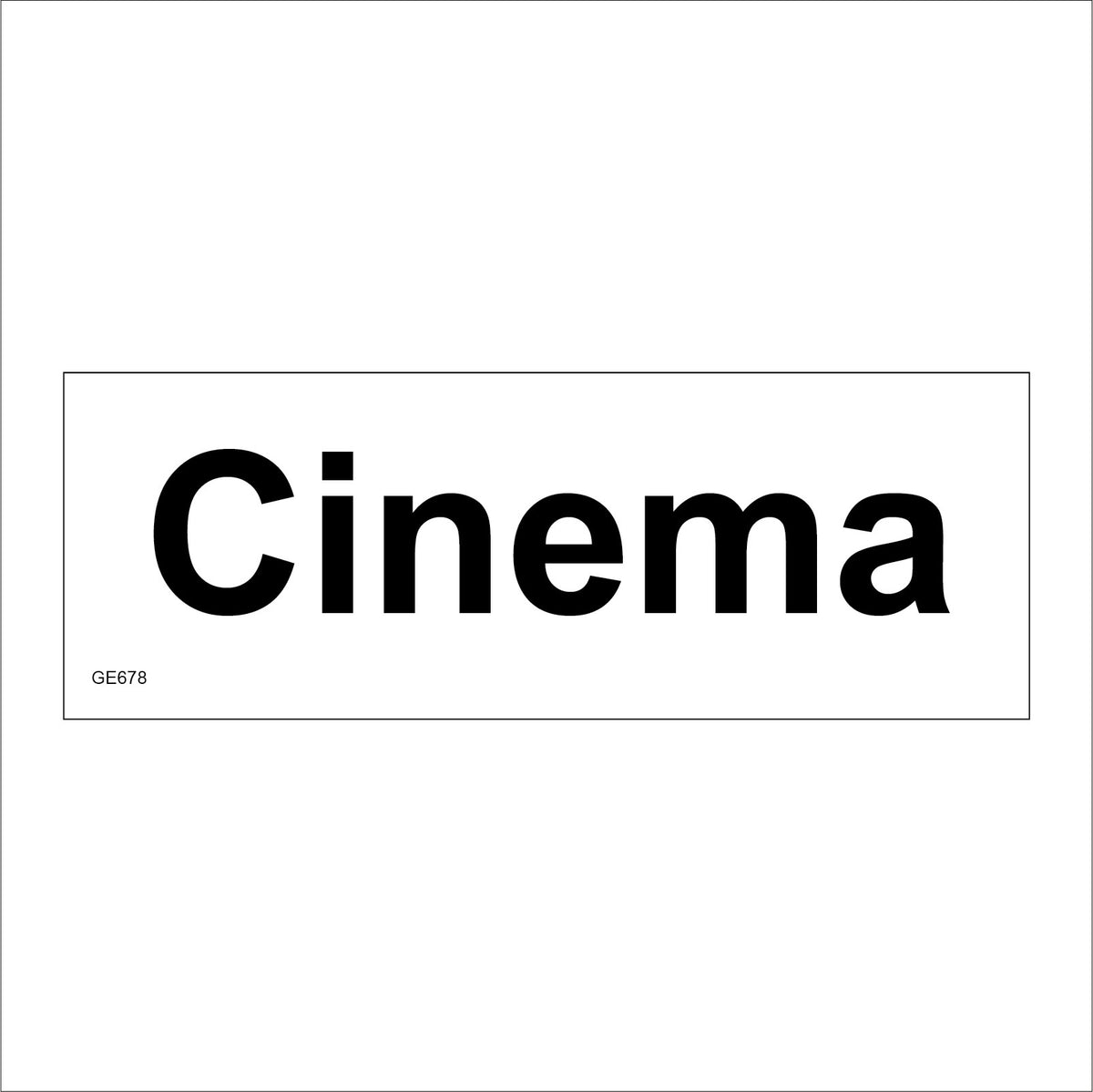 Cinema Sign – PWDirect