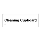 GE679 Cleaning Cupboard Sign