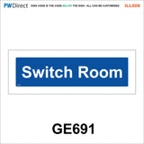 AILL008 Made To Order Door Plaques Surveyor Meter Room Planner