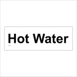 GE697 Hot Water Sign