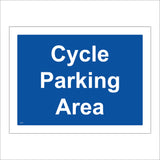 GE703 Cycle Parking Area Sign