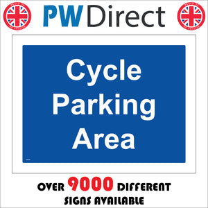 GE703 Cycle Parking Area Sign