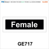 AILL005 Made To Order Staff Toilets Door Store Engineer Welfare