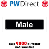 GE722 Male Sign