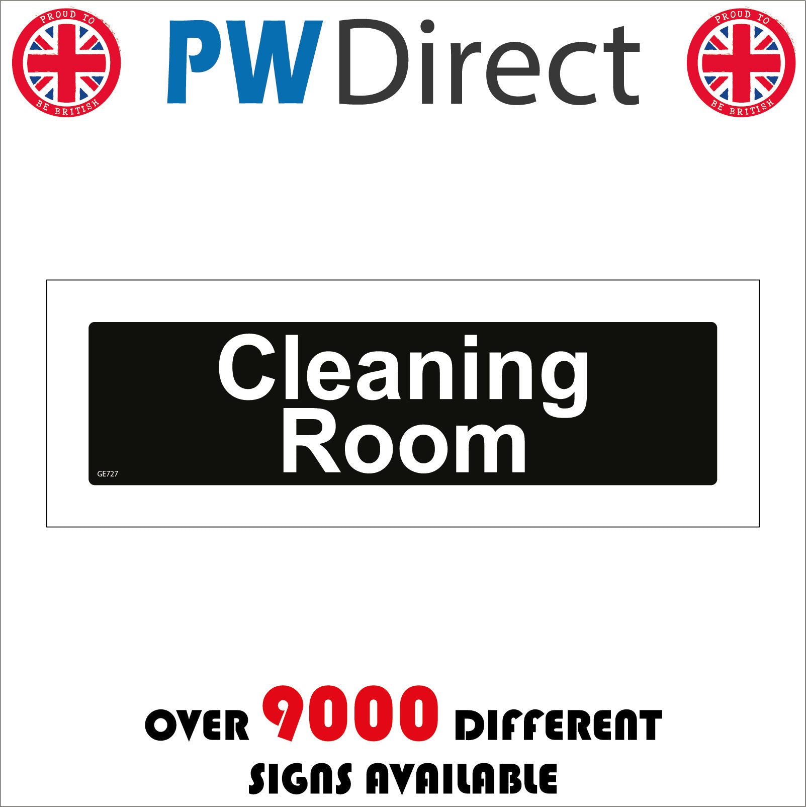 Cleaning Room Sign – PWDirect