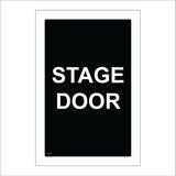 GE741 Stage Door Sign