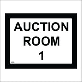 GE752 Auction Room 1 Sign