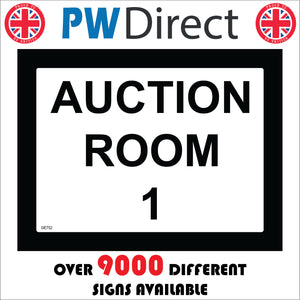 GE752 Auction Room 1 Sign