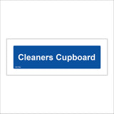 GE784 Cleaners Cupboard Sign