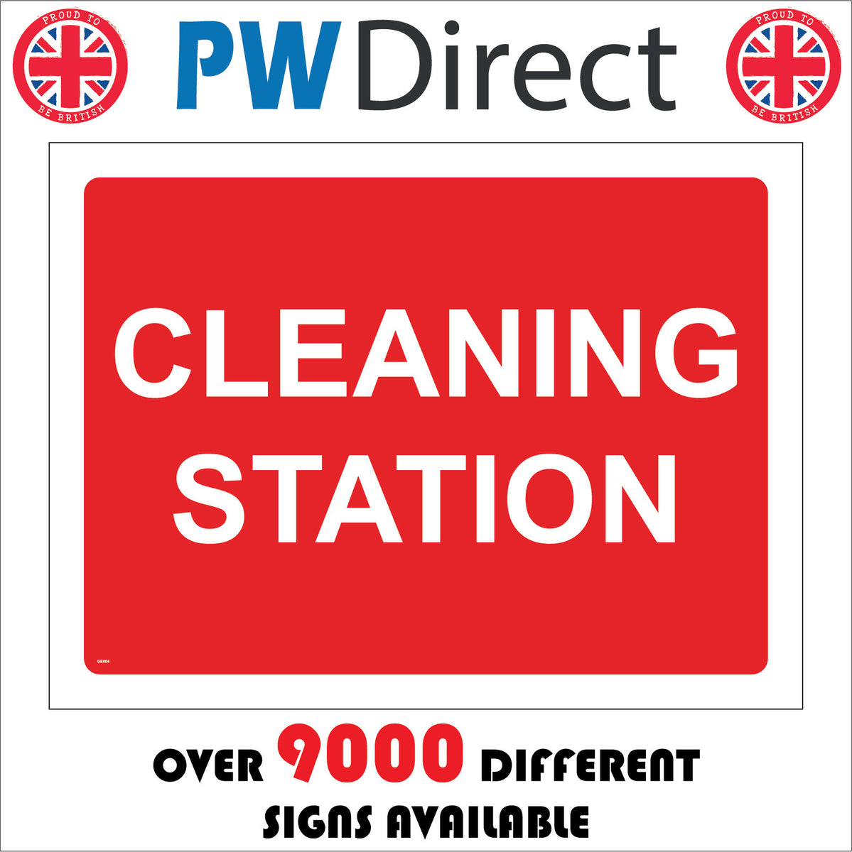 Cleaning Station Sign – PWDirect