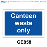 AWBL005 Made To Order Sign Wash Hands Sink Pots Utensils Raw Food