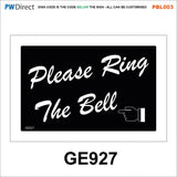 PBL003  Nosey Neighbour Ring Bell Left Right Parcel Drop Box