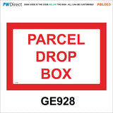 PBL003  Nosey Neighbour Ring Bell Left Right Parcel Drop Box