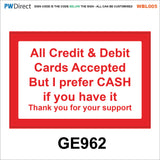 AWBL005 Made To Order Sign Wash Hands Sink Pots Utensils Raw Food