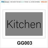 AWBL005 Made To Order Sign Wash Hands Sink Pots Utensils Raw Food