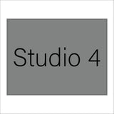 GG008 Studio 4 Four Photography Art Pictures Door Plaque