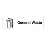 GG038 General Waste Household Bin Trash Garbage Rubbish