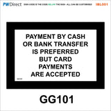 IBL001 Cash Accepted Shoplifters Prosecuted Dogs Welcome Sale