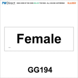 AILL002 Made To Order Door Plaques Security Site Office Staff Signs