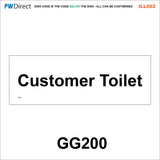 AILL002 Made To Order Door Plaques Security Site Office Staff Signs