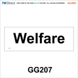 AILL002 Made To Order Door Plaques Security Site Office Staff Signs