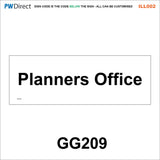 AILL002 Made To Order Door Plaques Security Site Office Staff Signs
