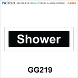 AILL004 Made To Order Toilet Stairs Door Plaques Canteen Bathroom Signs