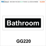 AILL004 Made To Order Toilet Stairs Door Plaques Canteen Bathroom Signs