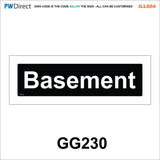 AILL004 Made To Order Toilet Stairs Door Plaques Canteen Bathroom Signs