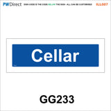 AILL007 Made To Order Kitchen Hall Door Plaque Lifts Bedroom