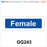 AILL008 Made To Order Door Plaques Surveyor Meter Room Planner