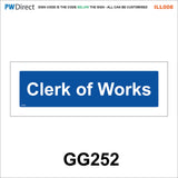 AILL008 Made To Order Door Plaques Surveyor Meter Room Planner