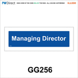 AILL008 Made To Order Door Plaques Surveyor Meter Room Planner