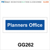 AILL008 Made To Order Door Plaques Surveyor Meter Room Planner