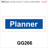 AILL008 Made To Order Door Plaques Surveyor Meter Room Planner