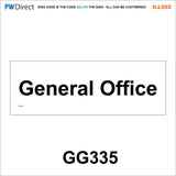 AILL002 Made To Order Door Plaques Security Site Office Staff Signs