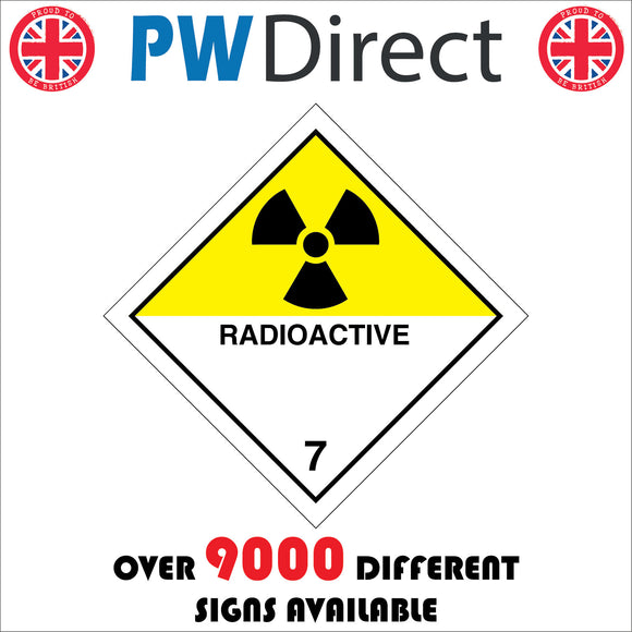 HA046 Radioactive Sign with Radioactive Sign