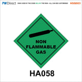 HSQ003 Compressed Gas Flammable Oxygen Toxic Fuel Personalise