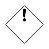 HA060 Other Hazard Sign Sign with Exclamation Mark