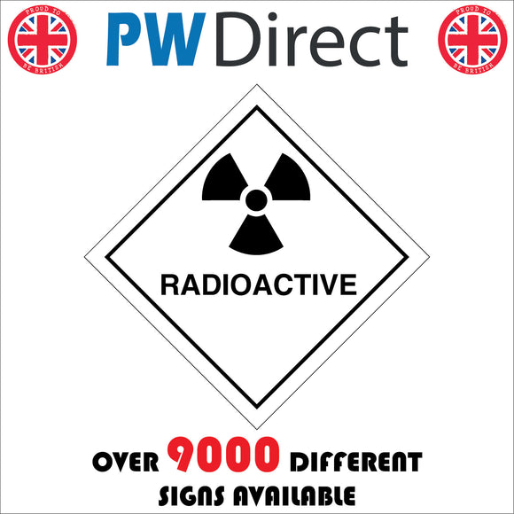 HA064 Radioactive Sign with Radioactive Sign