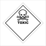 HA067 Toxic Sign with Skull & Cross Bones