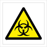 HA076 Biological Hazard Sign with Biological Sign Triangle