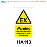 HBP001 Coshh Biological Hazard Highly Flammable LPG Harmful Gas Signs