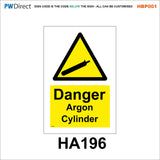 HBP001 Coshh Biological Hazard Highly Flammable LPG Harmful Gas Signs