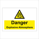 HA230 Danger Explosive Atmosphere Sparks No Naked Flame