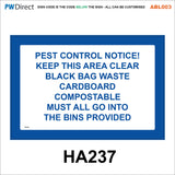 ABL003 Recycling Choice Custom Text Words Refuse Bins Dog Poo