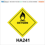 HSQ004 Oxidiser Oxygen Poison Radioactive Peroxide Corrosive