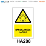 HBP001 Coshh Biological Hazard Highly Flammable LPG Harmful Gas Signs