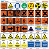 AHSQ005 Environmental Hazards Arrows Skull Personalise Bespoke