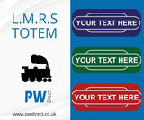 Legomas 300mm x 100mm Totem Sign